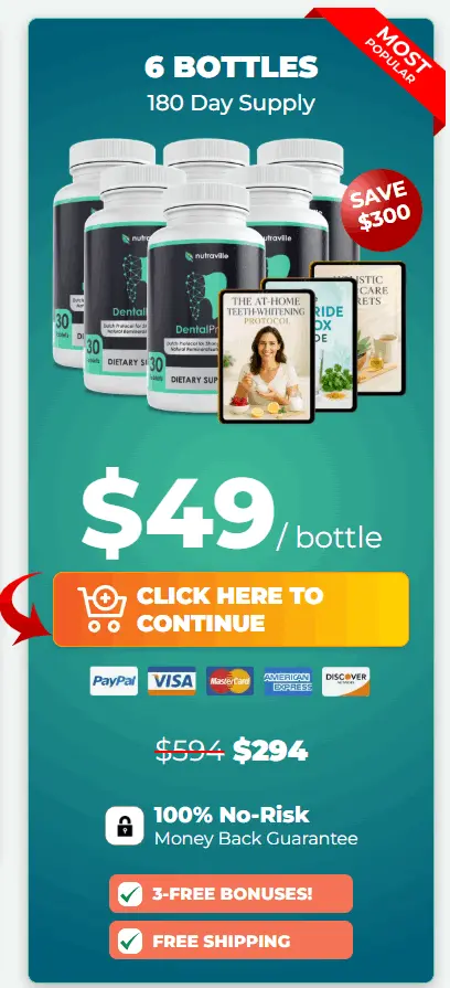 Order DentalPrime 6 Bottles